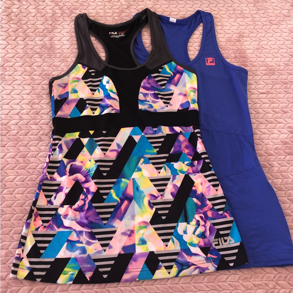 Fila Razor Back Sport Tank Bundle size Small